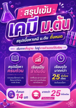 [CHSMT] สรุปเข้มเคมี ม.ต้น [รับไฟล์PDF]